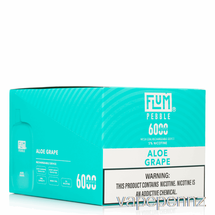 [10-Pack] Flum Pebble 6000 Disposable VAPE NZ